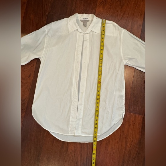 Classic White womens oversize Shirt - Picture 6 of 7